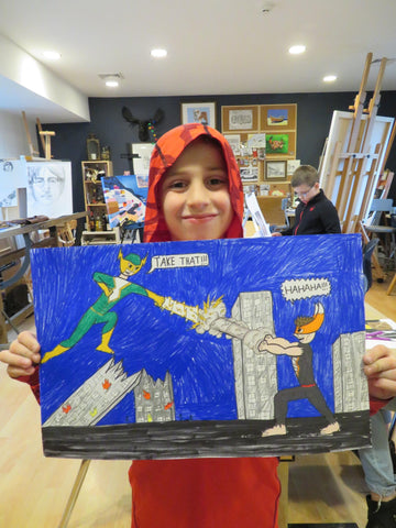 Kids Comic Art