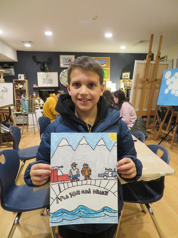 Kids Comic Art