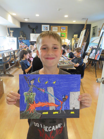 Kids Comic Art