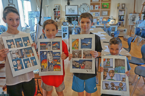 Kids Comic Art