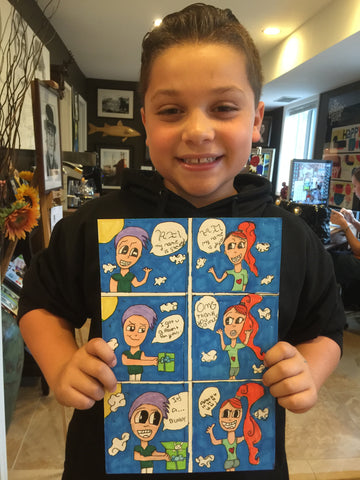Kids Comic Art