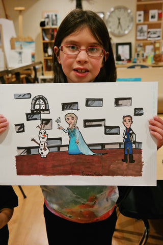 Kids Comic Art