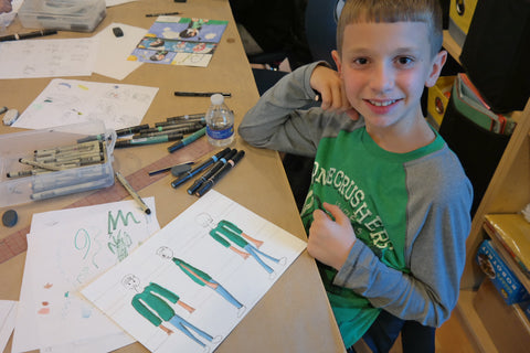 Kids Comic Art