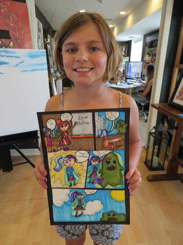 Kids Comic Art