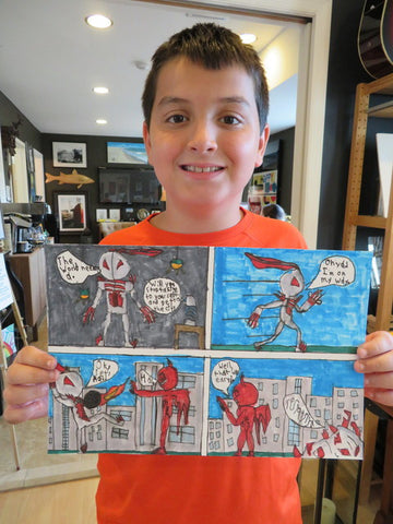 Kids Comic Art