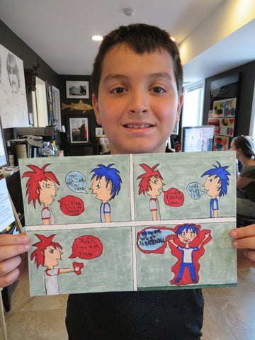 Kids Comic Art